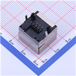 RJ45 8P8C短體平全銅——KH-RJ45-56-8P8C