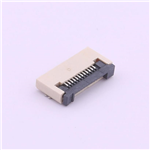 FPC/FFC排線插座 間距0.5mm,H2.0, 12PIN貼片翻蓋式排線座子 >KH-FG0.5-H2.0-12PIN