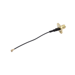 鍍金四孔法蘭SMA轉(zhuǎn)1代IPEX 1.13黑色線線長80MM——KH-FLSMA-IPEX113-80