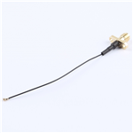 轉(zhuǎn)接線 雙孔法蘭SMA母頭轉(zhuǎn)三代IPEX RG0.81黑線——KH-FL2SMAK-IPEX3-RG0.81-B90