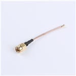 轉接線 SMA公頭公針轉一代IPEX RG1.78棕色線——KH-SMAJ-IPEX-RG1.78-70