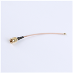 轉接線 SMA公頭公針轉一代IPEX RG1.78棕色線——KH-SMAJ-IPEX-RG1.78-100