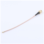 轉接線 SMA公頭公針轉一代IPEX RG1.78棕色線——KH-SMAJ-IPEX-RG1.78-120