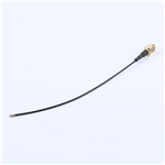 SMA公頭公針轉(zhuǎn)四代IPEX,RG1.37黑色線,線長140mm——KH-SMAJ-IPEX4-RG1.37-B140