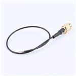 SMA公頭公針轉(zhuǎn)四代IPEX,RG1.37黑色線,線長180mm——KH-SMAJ-IPEX4-RG1.37-B180