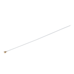 一代IPEX(單頭)白色跳線,RG081,L=140mm--KH-IPEX-221-RG0.81-WH140