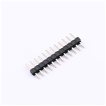 排針 間距:2.0mm 單排臥貼 1x12P KH-2.0PH-1X12P-L9.0-WT